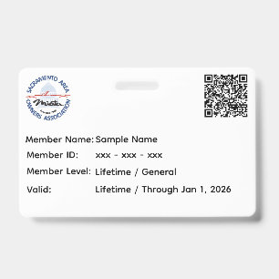 Identificación Tarjeta de miembro de SAMOA