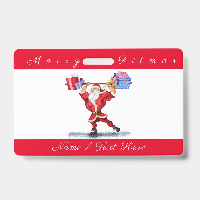 Identificación Tarjeta de navidad personalizada (Front)