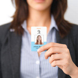 Identificación Tarjeta de placa de nombre y código QR personaliza