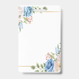 Identificación Tarjeta de plástico - Vertical