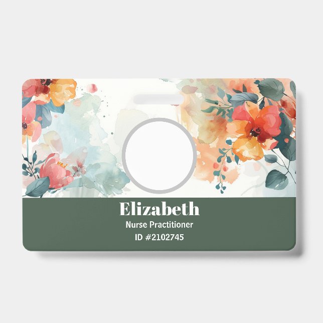 Identificación Tarjeta de presentación de insignias personalizada (Parte frontal)