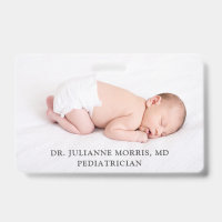 Tarjeta de presentación para pediatras