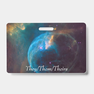 Identificación Tarjeta de pronombre espacial (Ellos/les/sus)