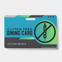 Tarjeta de Seguridad para Restaurantes con Opcione