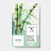 Tarjeta fotográfica de seguridad personalizada pro