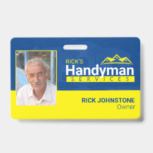 Identificación Tarjeta multimedia Metalizado de Handyman Business