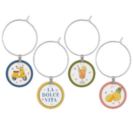 Identificador De Copa Cóctel de Verano Italiano La Dolce Vita