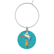 Coloridos Kayak Buddies 2 Wine Charm