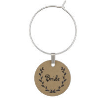 Encanto del vino de Kraft y Laurels para la novia