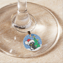 Pingüino del gorra de Santa