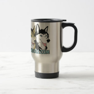 Ido a la taza del viaje de los perros de la nieve
