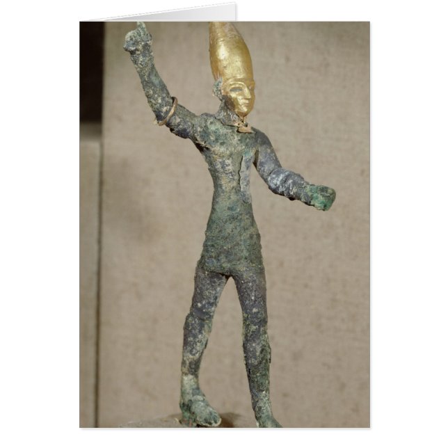 Ídolo del Baal de dios, de Ugarit, Siria (Frente)