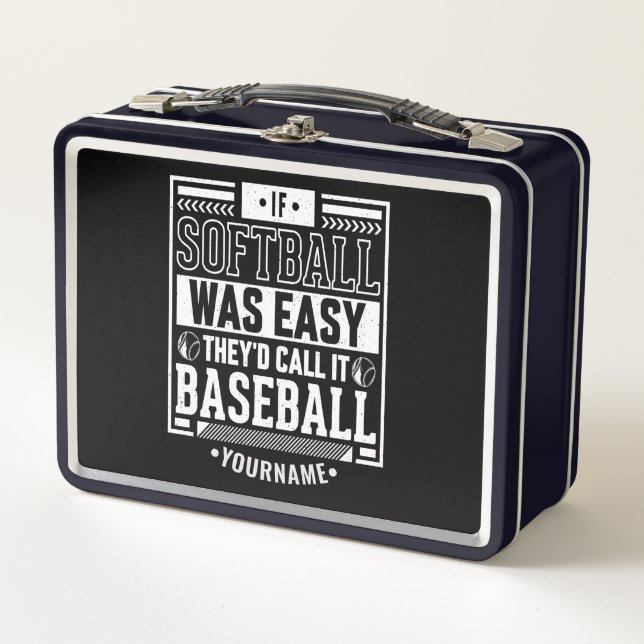 If Softball Was Easy They'd Call It Baseball (Anverso)