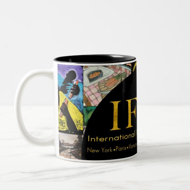 IFAC - taza de café de dos tonos (Izquierda)