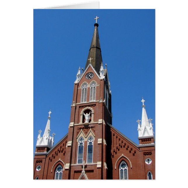 Iglesia católica en Riverside, Iowa (Frente)