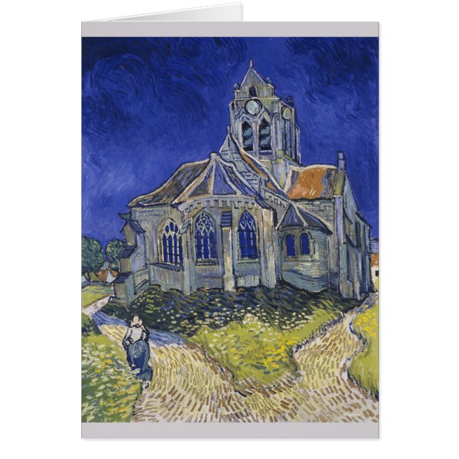 Iglesia de Auvers-sur-Oise por Vincent Van Gogh (Frente)