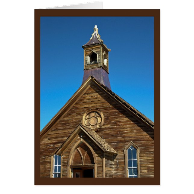Iglesia de Bodie, CA - Tarjeta #2 (Frente)