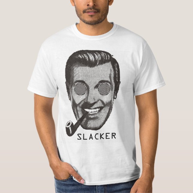 Iglesia de la camiseta del Slacker de Subgenius (Anverso)