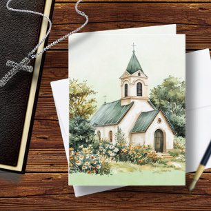 Iglesia de la Vintage Biblia Verse Sage