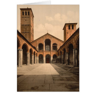 Iglesia de San Ambrosio, Milán, Lombardía, Italia