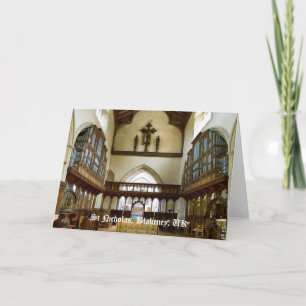 Iglesia de San Nicolás, tarjeta en blanco