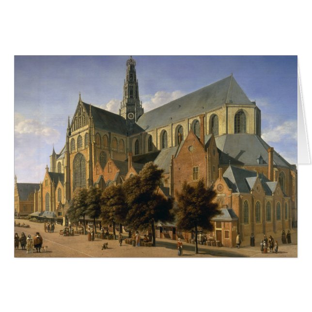 Iglesia de St. Bavo en Haarlem, 1666 (Anverso (Horizontal))