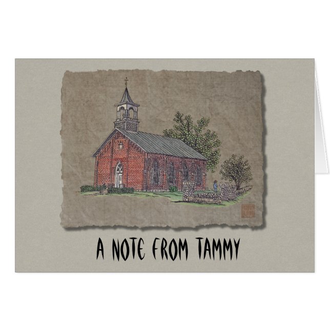 Iglesia del país del ladrillo (Anverso (Horizontal))