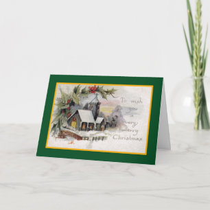 Iglesia del País - Una Tarjeta Vintage De Navidad