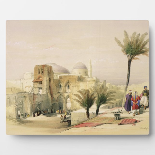 Iglesia del Santo Sepulcro, Jerusalén, placa 11 (Frente)