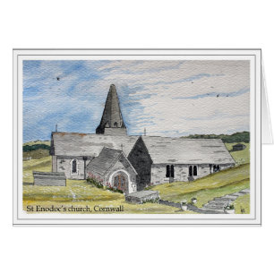 Iglesia del St Enodoc, Trebetherick, Cornualles