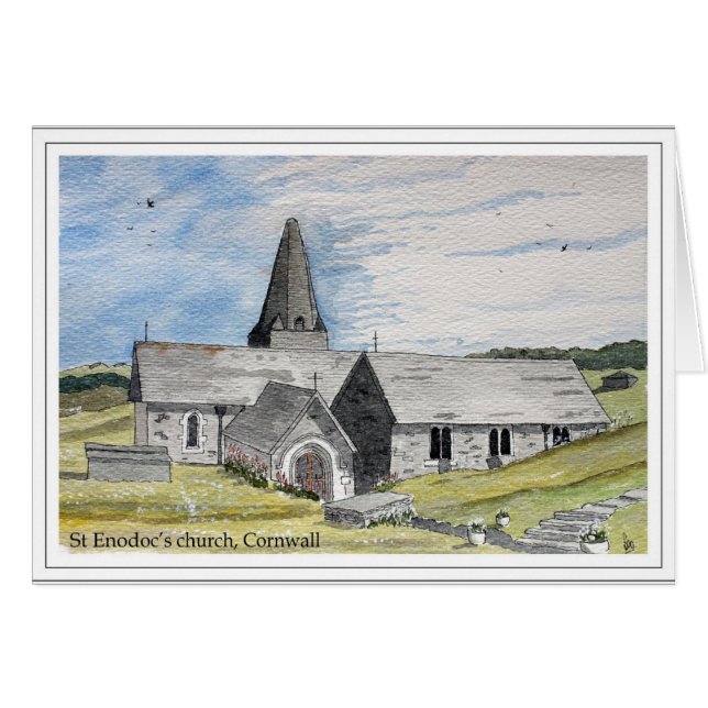 Iglesia del St Enodoc, Trebetherick, Cornualles