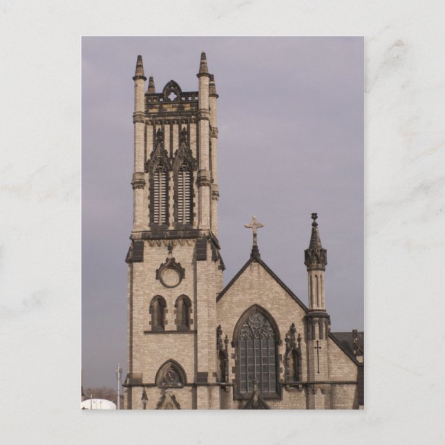 Iglesia Episcopal de San Juan, postal de Detroit (Anverso)