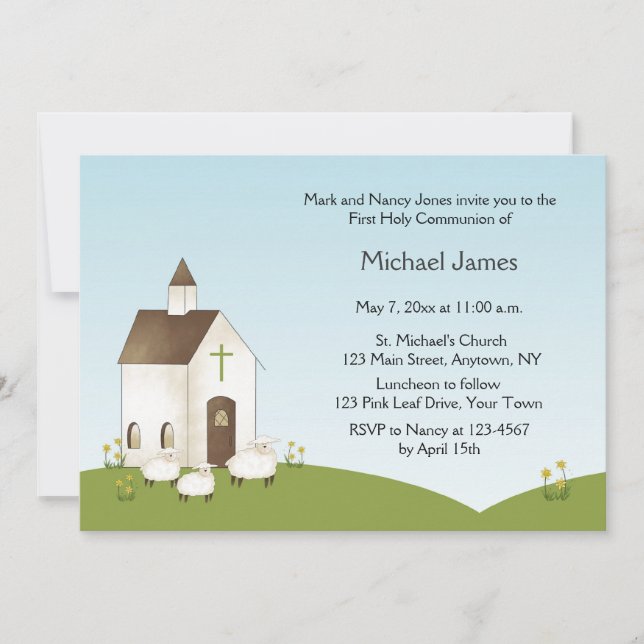 Iglesia, Invitación a la Comunión Lambs (Anverso)