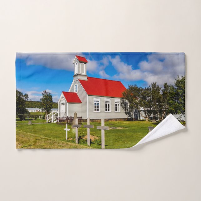 Iglesia islandesa (Toalla de mano)