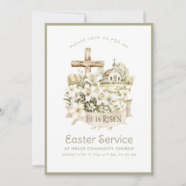 Iglesia neutral | Invitación al servicio de Pascua