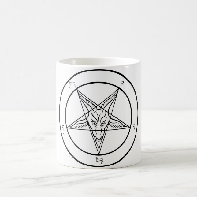 Iglesia oficial de Satan Sigil de la taza de (Centro)