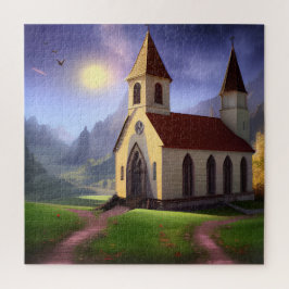 Iglesia personalizado Fantasía Art 04 Rompecabezas