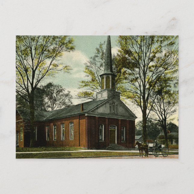 Iglesia presbiteriana, Tuscaloosa, Postal de Alaba (Anverso)