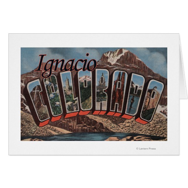 Ignacio, Colorado - Grandes Escenas de letras (Anverso (Horizontal))