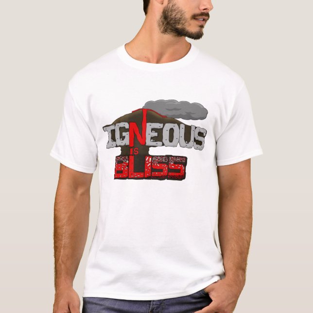 Igneous es la camiseta del volcán Bliss (Anverso)