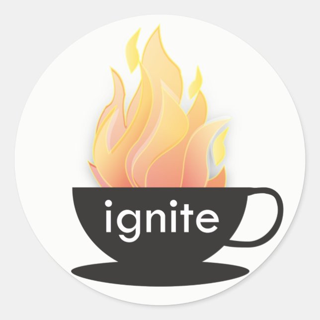 Ignite: El Pegatina Blanco (Anverso)