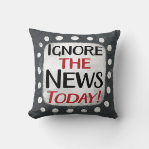 Ignorar el Cojín decorativo News Today