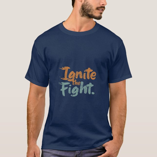 Ignorar el diseño de la camiseta de lucha (Anverso)