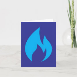 Ignorar tarjeta de llama azul
