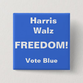 ¡Igualdad! Botón VOTAR AZUL