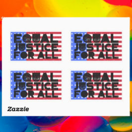 Igualdad de justicia para todos - Pegatinas de la 