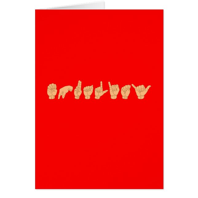 IGUALDAD en lenguaje de signos americano (Frente)