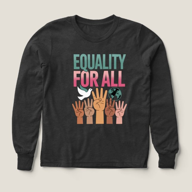 Igualdad Para Todos – Día de los Derechos Humanos  (Diseño frontal)