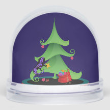 Iguana caprichosa Oh Árbol de Navidad