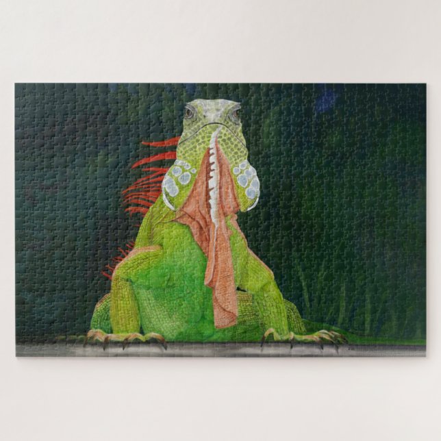 Iguana Dude 20 x 30 rompecabezas (Horizontal)